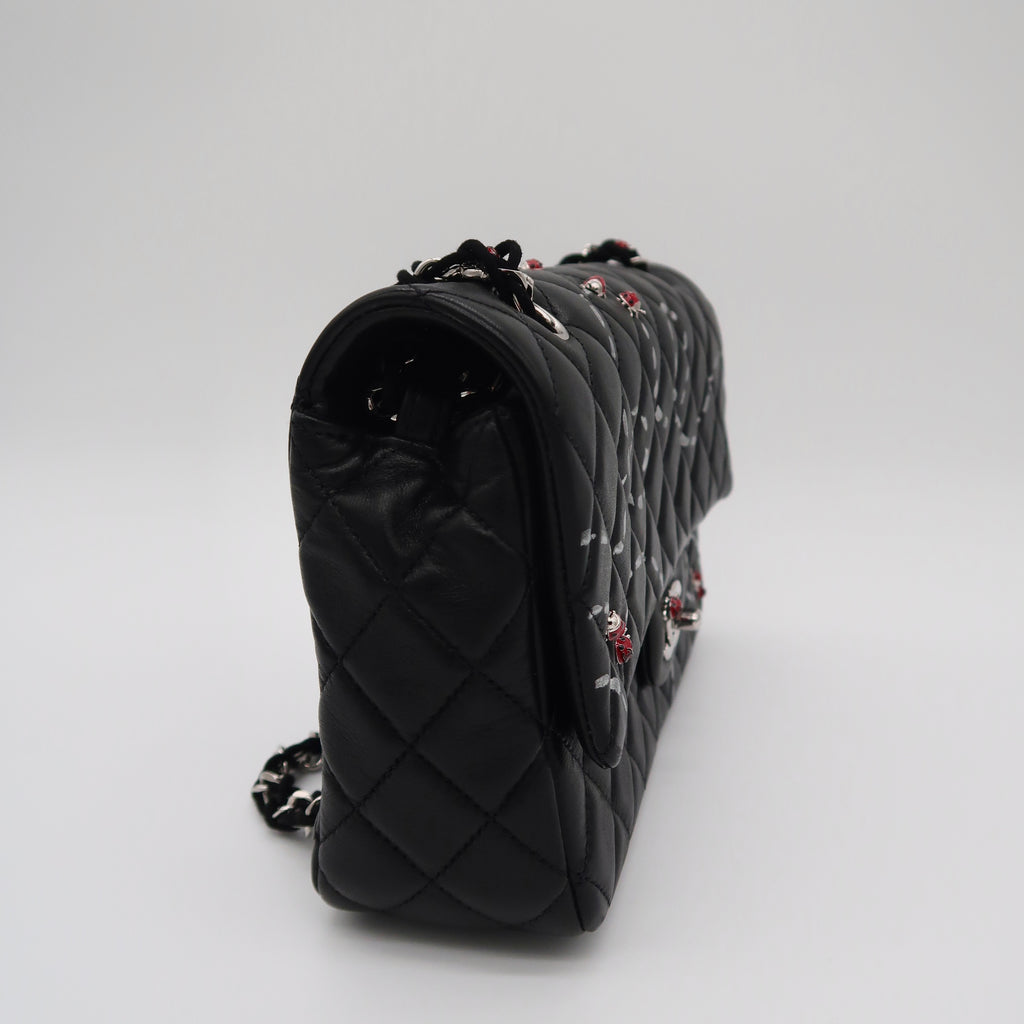Chanel Ladybug Classic Medium Flap (Hand-Painted by Kevin Lyons)