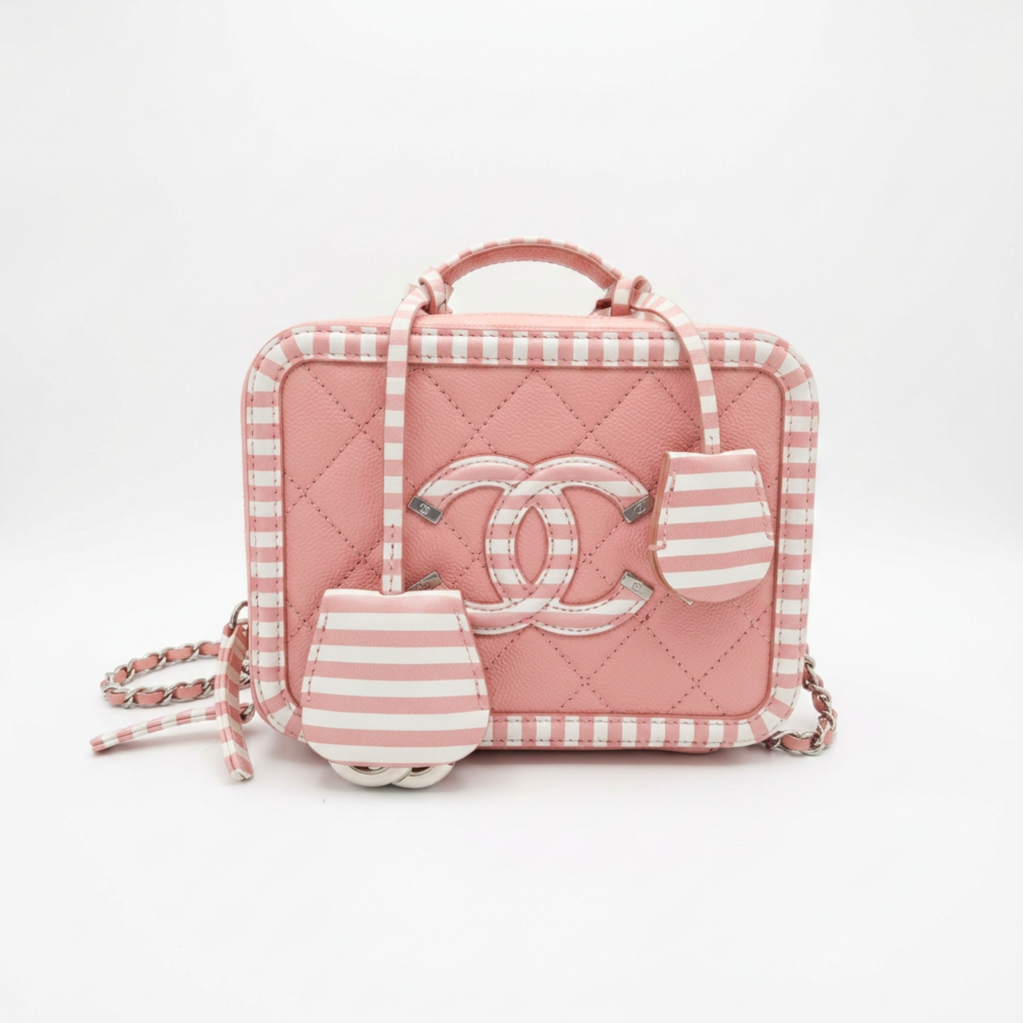 Chanel Small CC Filigree Vanity Case