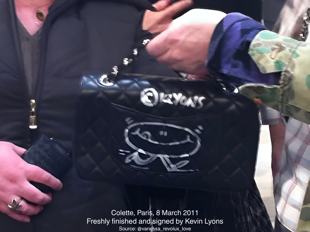 Chanel Ladybug Classic Medium Flap (Hand-Painted by Kevin Lyons)