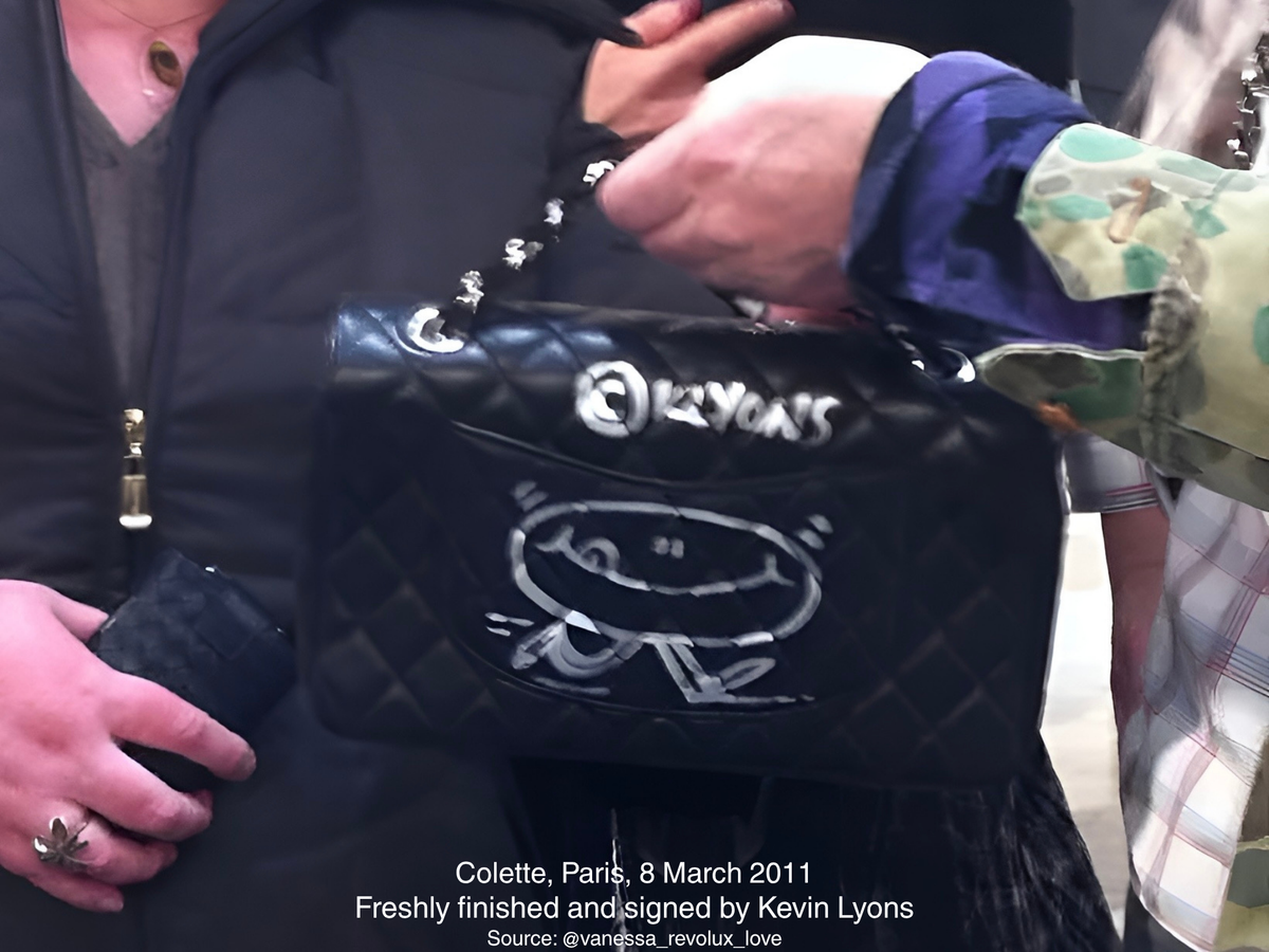 Chanel Ladybug Classic Medium Flap (Hand-Painted by Kevin Lyons)