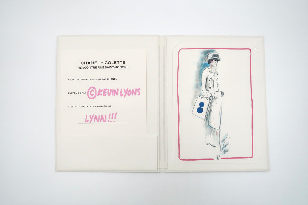 Chanel Ladybug Classic Medium Flap (Hand-Painted by Kevin Lyons)