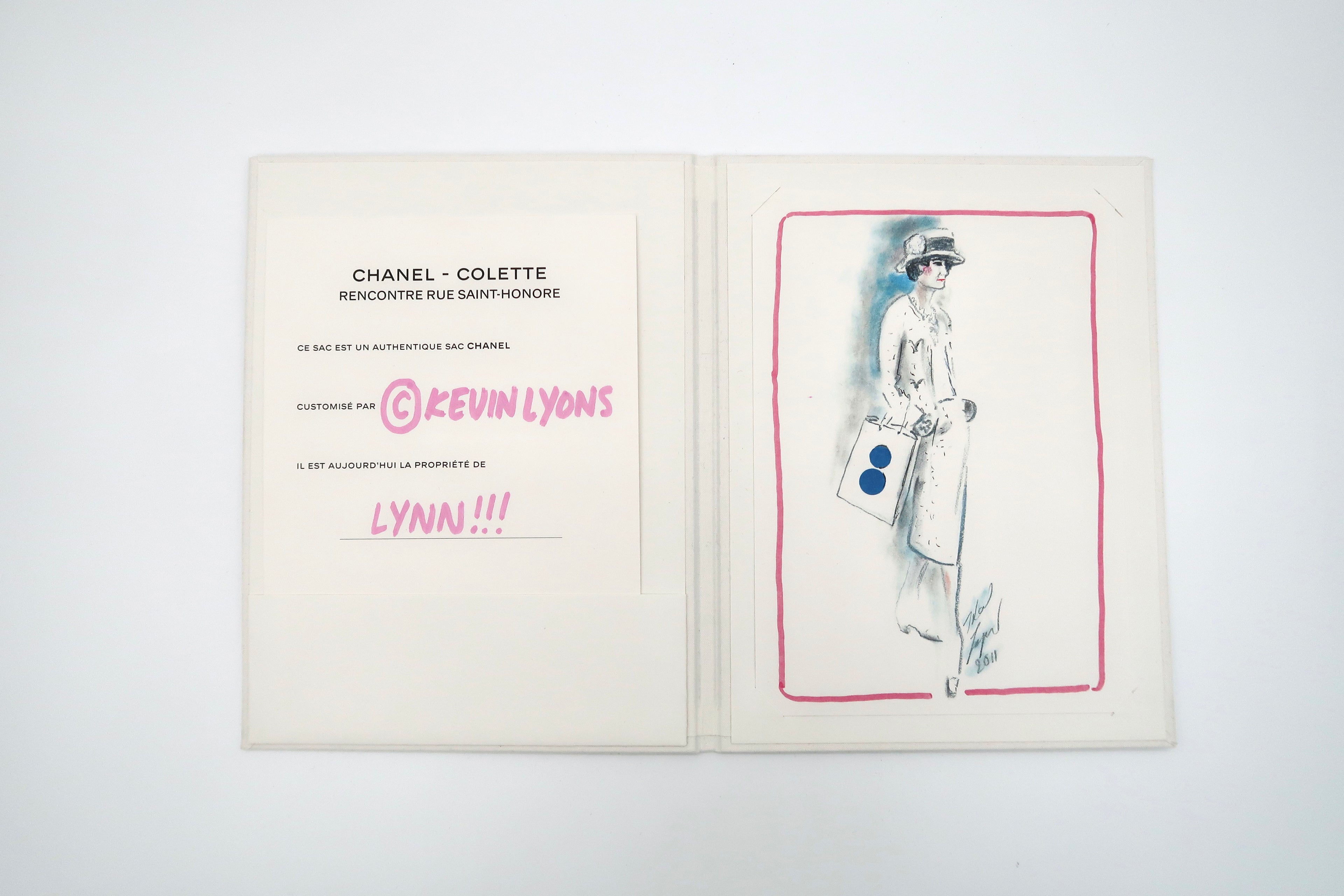 Chanel Ladybug Classic Medium Flap (Hand-Painted by Kevin Lyons)
