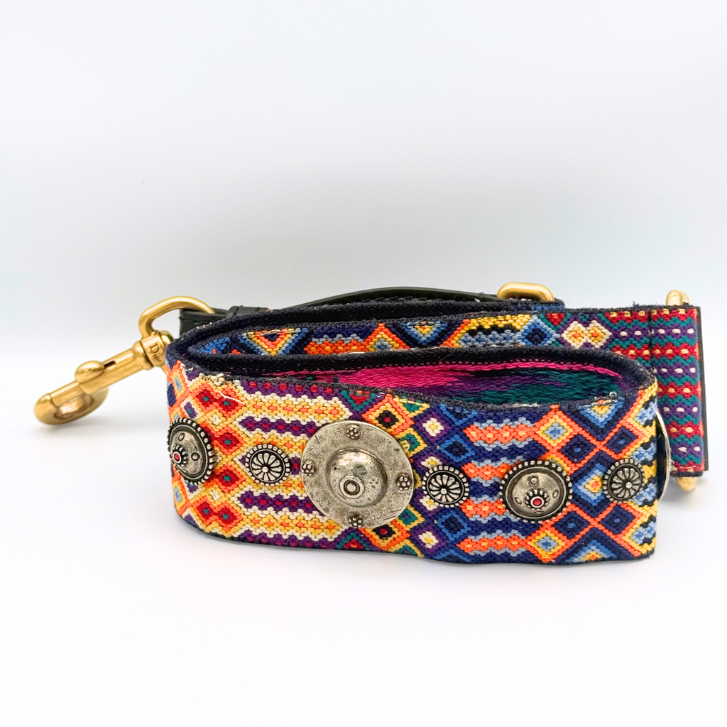 Dior Beaded Mini Saddle Bag