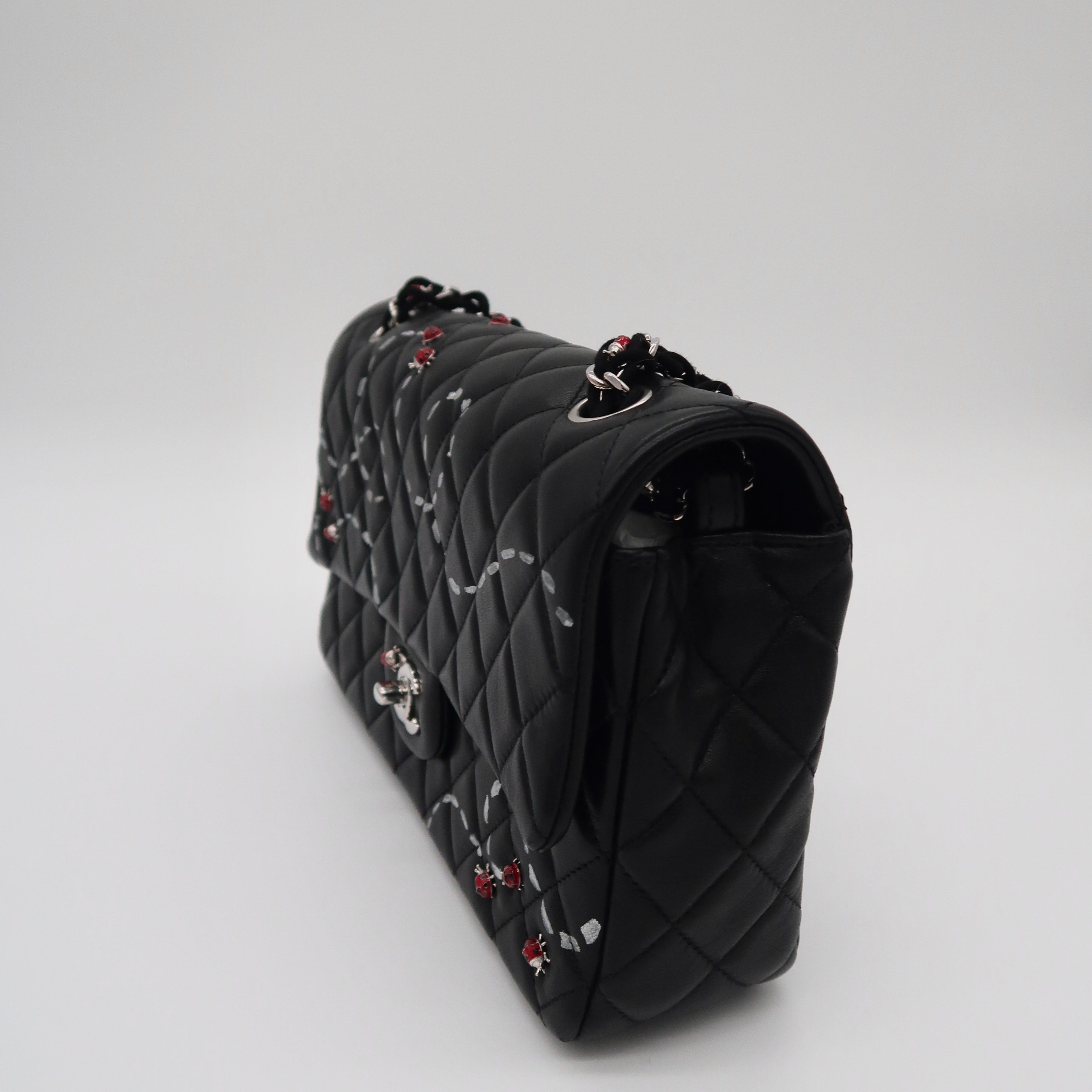Chanel Ladybug Classic Medium Flap (Hand-Painted by Kevin Lyons)