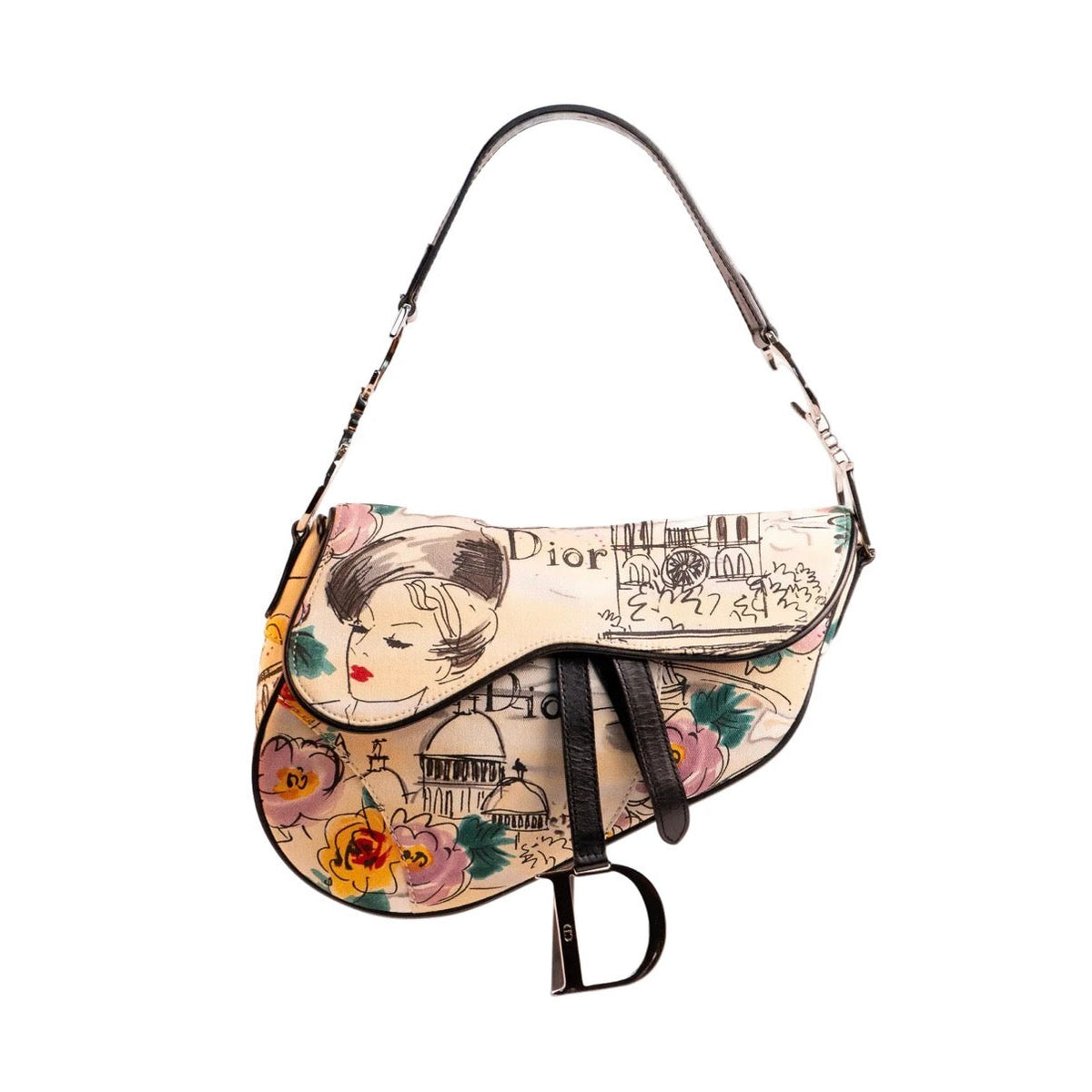Dior by Galliano Paris '50s Saddle Bag