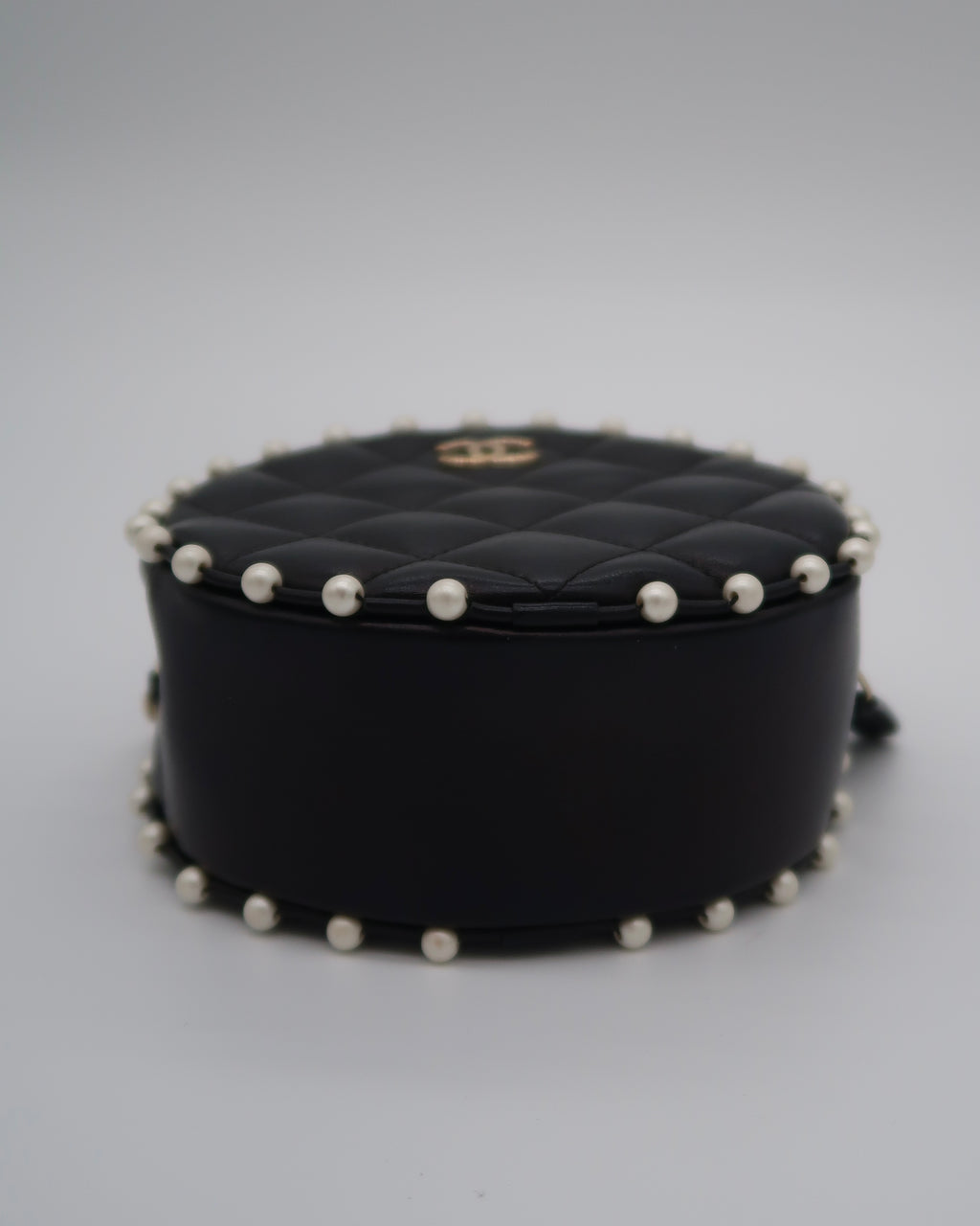 Chanel Pearl Studded Round Crossbody