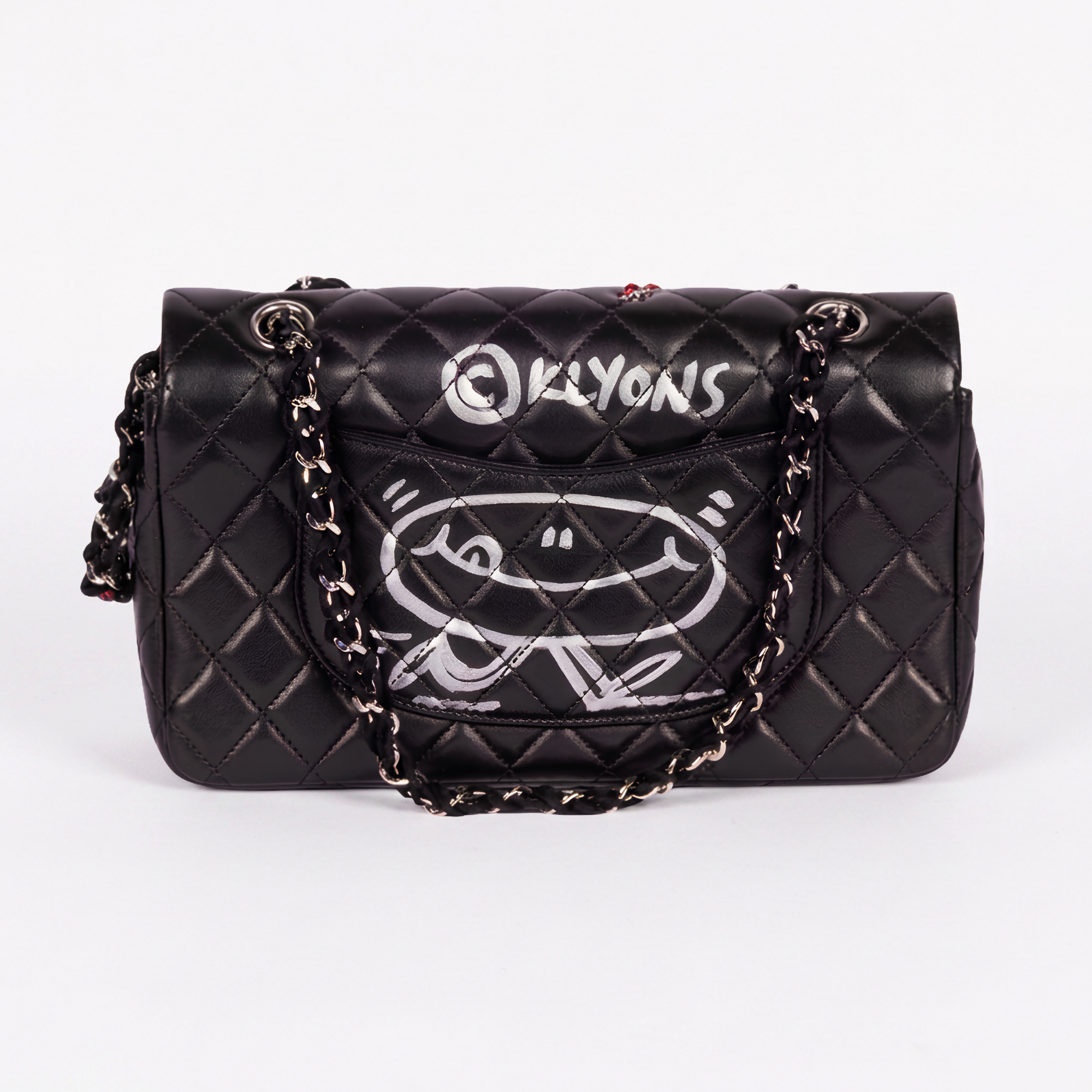 Chanel Ladybug Classic Medium Flap (Hand-Painted by Kevin Lyons)